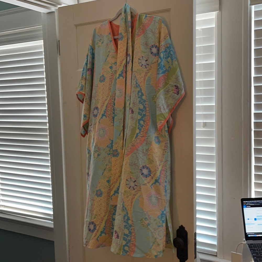 Natori Cruz Caftan Beach Coverup / Robe / Mumu